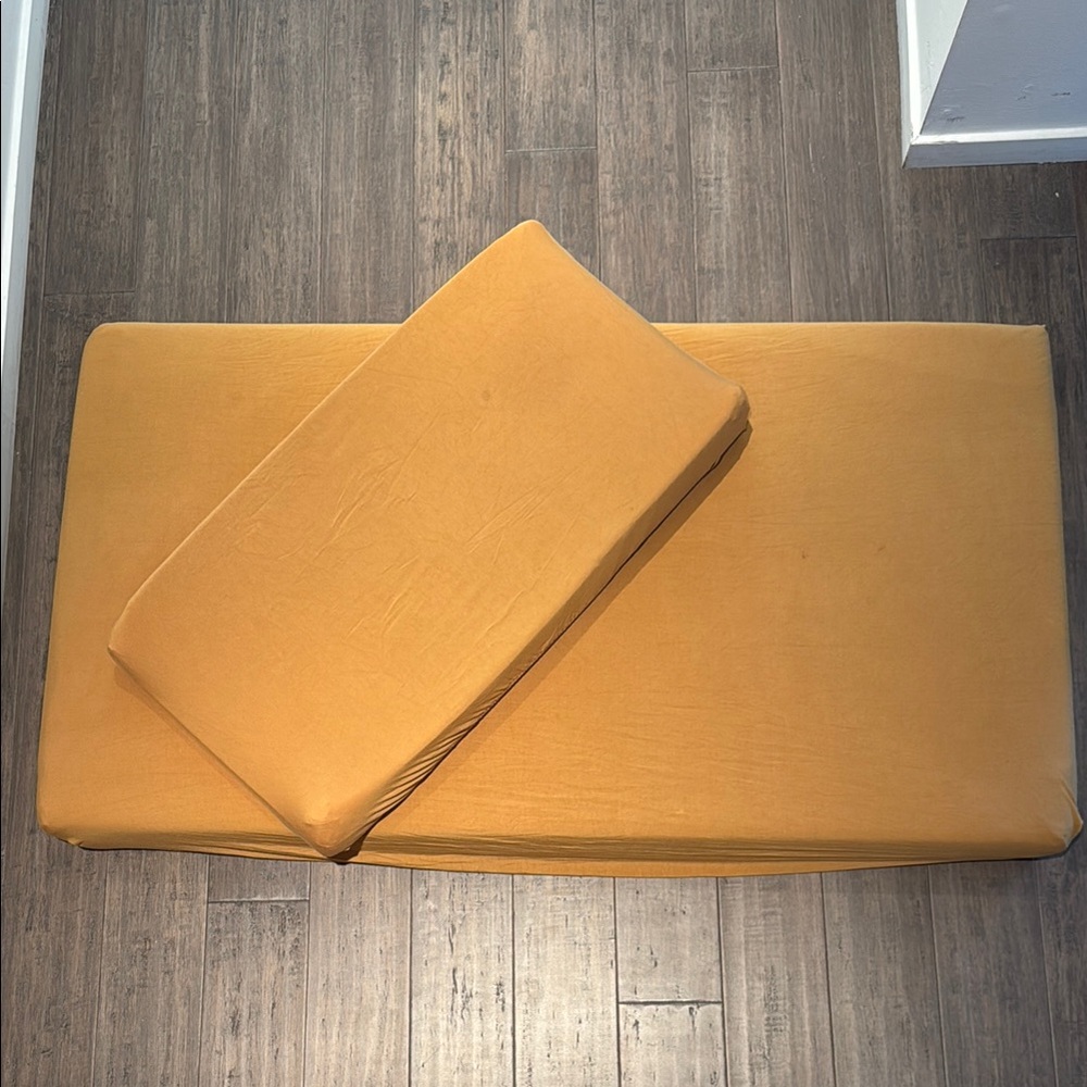 Caden lane bamboo sheet and changing pad cover.